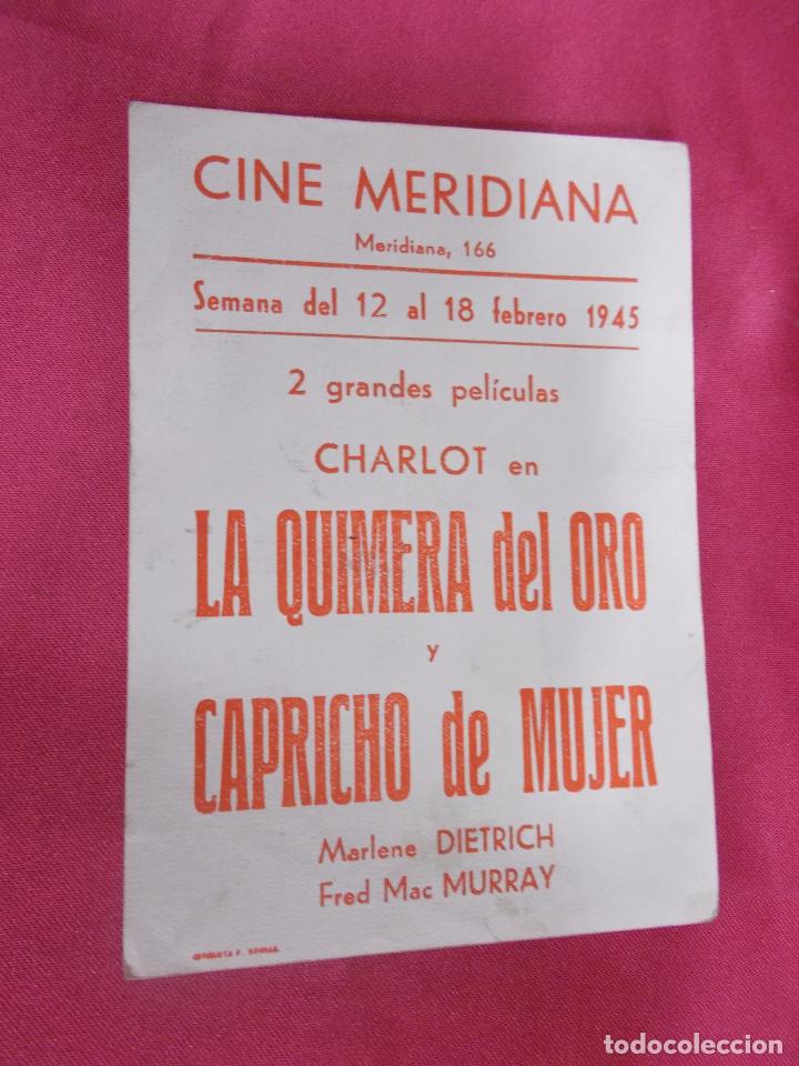 Cine: CAPRICHO DE MUJER. PROGRAMA DE CINE. CON PUBLICIDAD. - Foto 2
