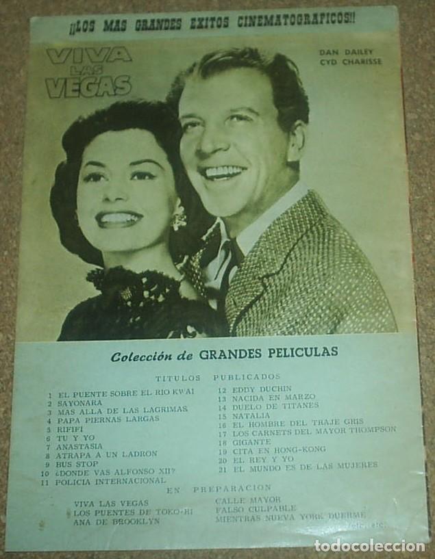 Cine: COLECCION GRANDES PELICULAS Nº 21 - MANDOLINA 1959 -ORIGINAL EN BUEN ESTADO LEER ENVIOS - Foto 2 - 93002770