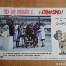 Cine: FOTO FILM ORIGINAL -- TO ER MUNDO E...¡ DEMASIAO ! -- SUMMERS -- PARAGUAS FILMS, 1985