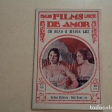 Cine: FILMS DE AMOR Nº 93 - UN BESO A MEDIA LUZ - ESTHER RALSTON Y NEIL HAMILTON. Lote 150002234