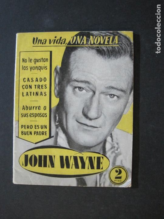 Cin&eacute;ma: JOHN WAYNE-UNA VIDA, UNA NOVELA-LIBRO DE CINE-VER FOTOS-(V-20.829)