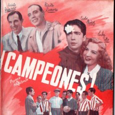 Cine: CAMPEONES - JACINTO QUINCOCES, RICARDO ZAMORA (BISTAGNE) COMO NUEVA - FÚTBOL. Lote 251500795