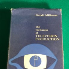 Cine: THE TECHNIQUE OF TELEVISION PRODUCTION GERALD MILLERSON. Lote 275342578