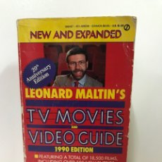 Cine: THE MOVIES VÍDEO GUIDE LEONARD MALTIN’S 1990 REF C. Lote 276294373