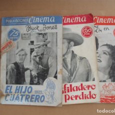 Cine: PUBLCACIONES CINEMA-EL HIJO DEL CUATRERO-MARES DEL SUR-EL DEFILADERO PERDIDO