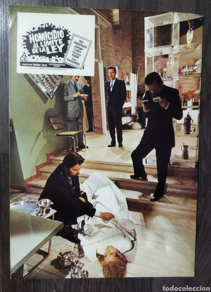Cin&eacute;ma: Foto promocional pel&iacute;cula Homicidio al L&iacute;mite de la ley 1971