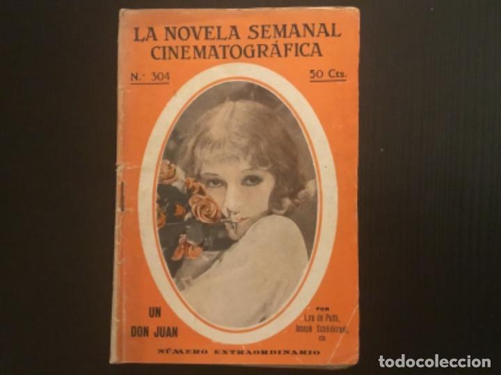 Cin&eacute;ma: Cine La novela semanal cinematogr&aacute;fica 304 Un don Juan Lya de Putti Joseph Schildkraut