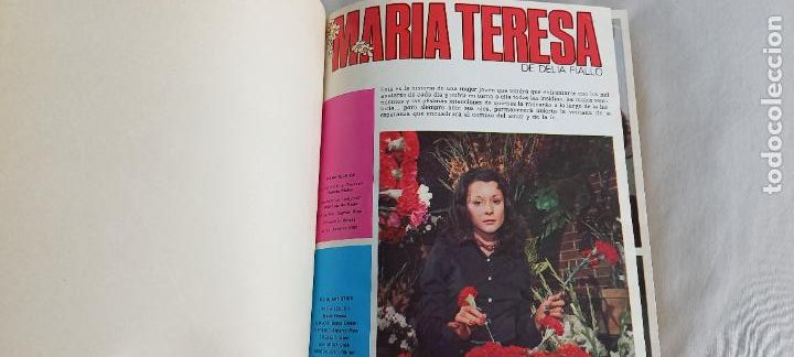 Cine: MARIA TERESA. DELIA FIALLO. COMPLETA 30 FASCICULOS EN 1 TOMO. Fotonovela. Gerry 1976. Sonja orillani