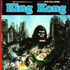 Cine: KING KONG (PRODUCCIONES EDITORIALES, 1977) DEL FILM DE DINO DE LAURENTIIS. Lote 319696808
