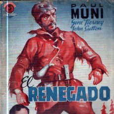 Cine: GENE TIERNEY, PAUL MUNI : EL RENEGADO (BISTAGNE). Lote 323415958