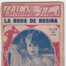 Cine: LA BODA DE ROSINA – L.GAUMONT – BIBLIOTECA FILMS Nº108. Lote 363883741
