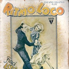 Cine: FRED ASTAIRE & GINGER ROGERS : RITMO LOCO (EDITORIAL ALAS, C. 1930). Lote 369426986