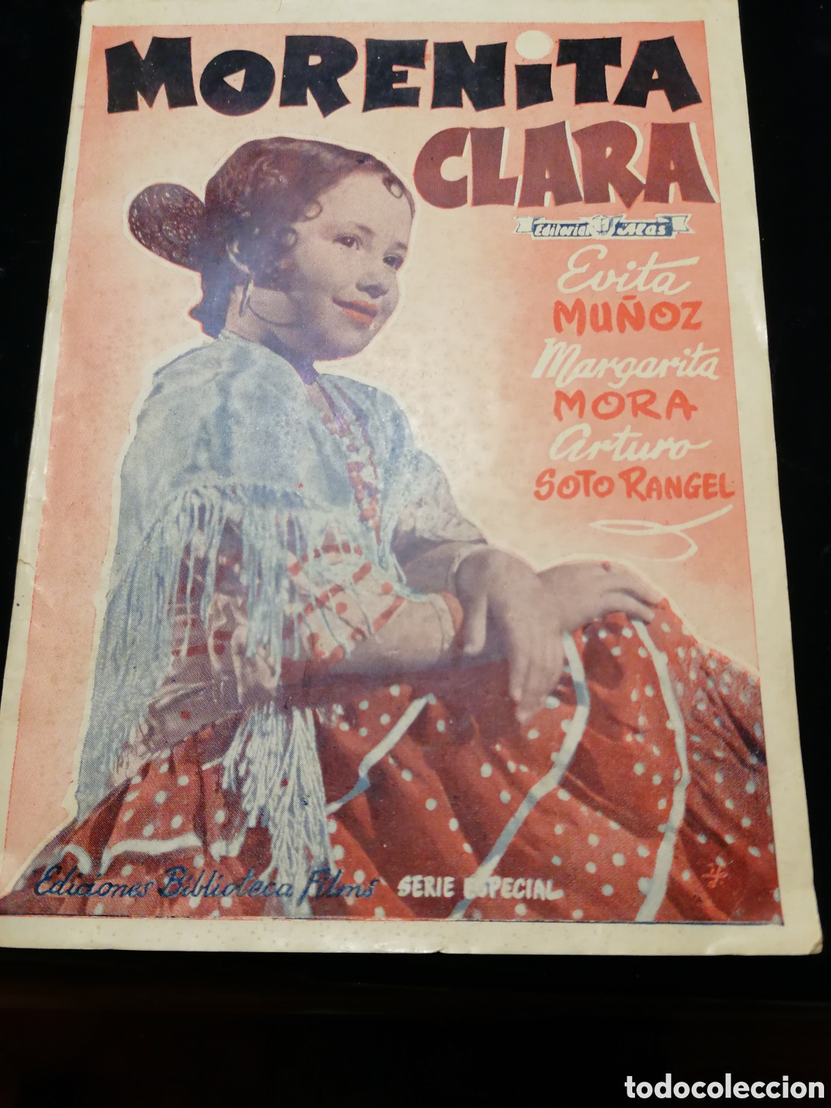 Cin&eacute;ma: Foto novela MORENITA CLARA. Editorial Alas.