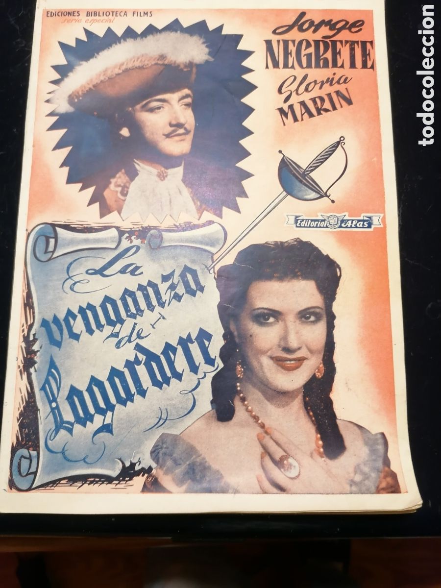 Cin&eacute;ma: Fotonovela LA VENGANZA DE LAGARDERE. Editorial Alas.