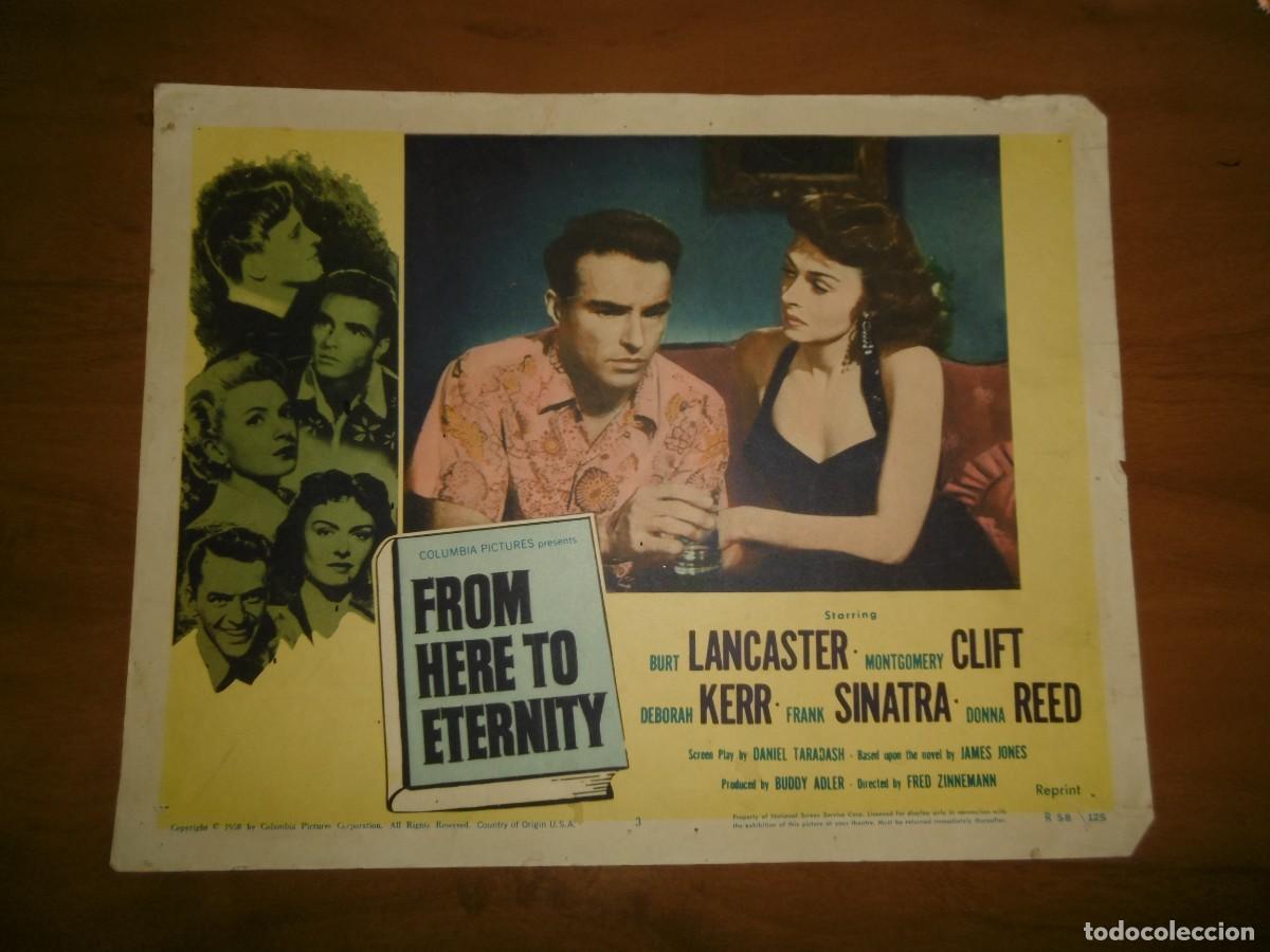 Cin&eacute;ma: 7 LOBBY CARD ORIGINAL U.S.A - FROM HERE TO ETERNITY