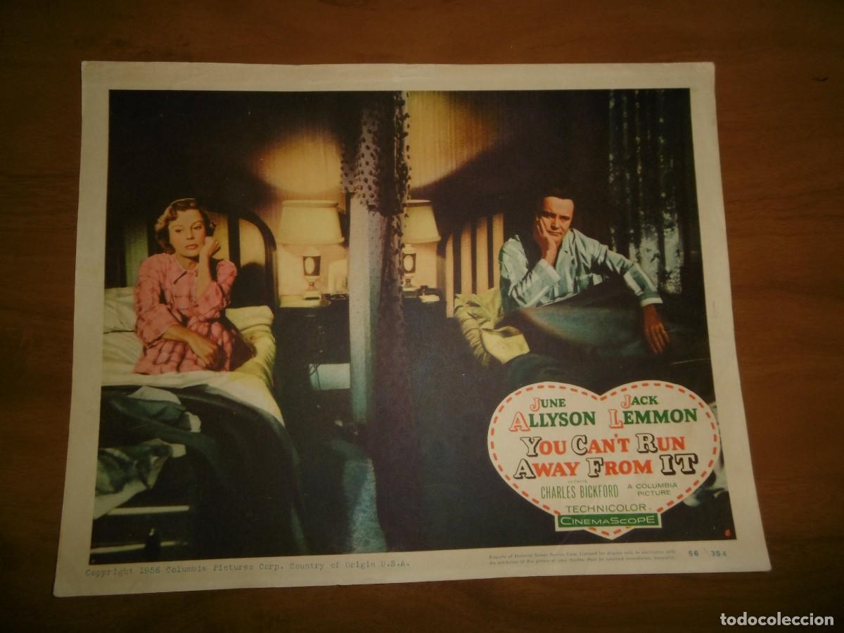 Cin&eacute;ma: 6 LOBBY CARD ORIGINAL U.S.A - YOU CAN'T RUN AWAY FROM IT