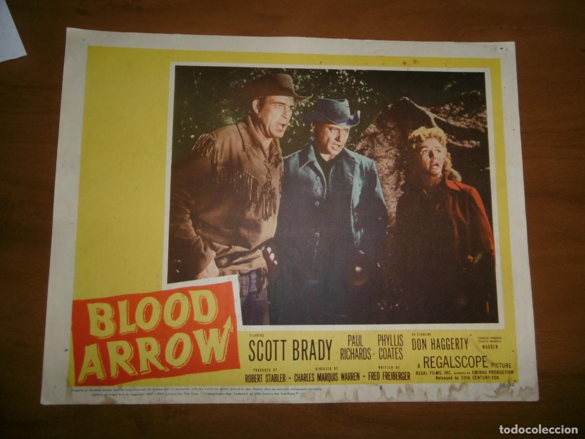 Cin&eacute;ma: 7 LOBBY CARD ORIGINAL U.S.A - BLOOD ARROW