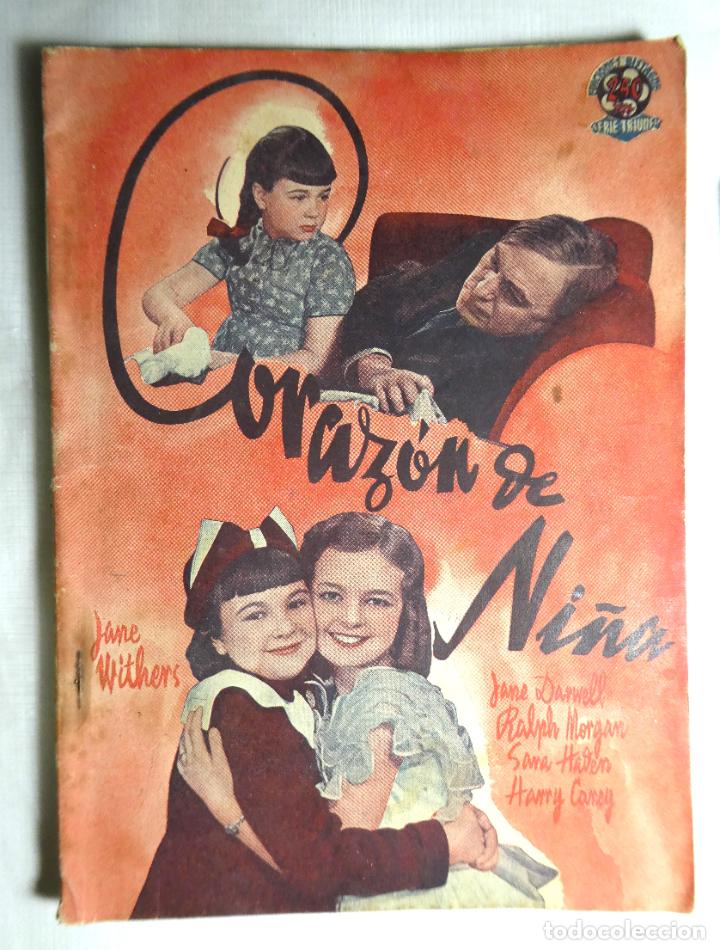Cin&eacute;ma: Coraz&oacute;n de Ni&ntilde;a. Edic. Bistagne. 72 p&aacute;ginas con fotograf&iacute;as