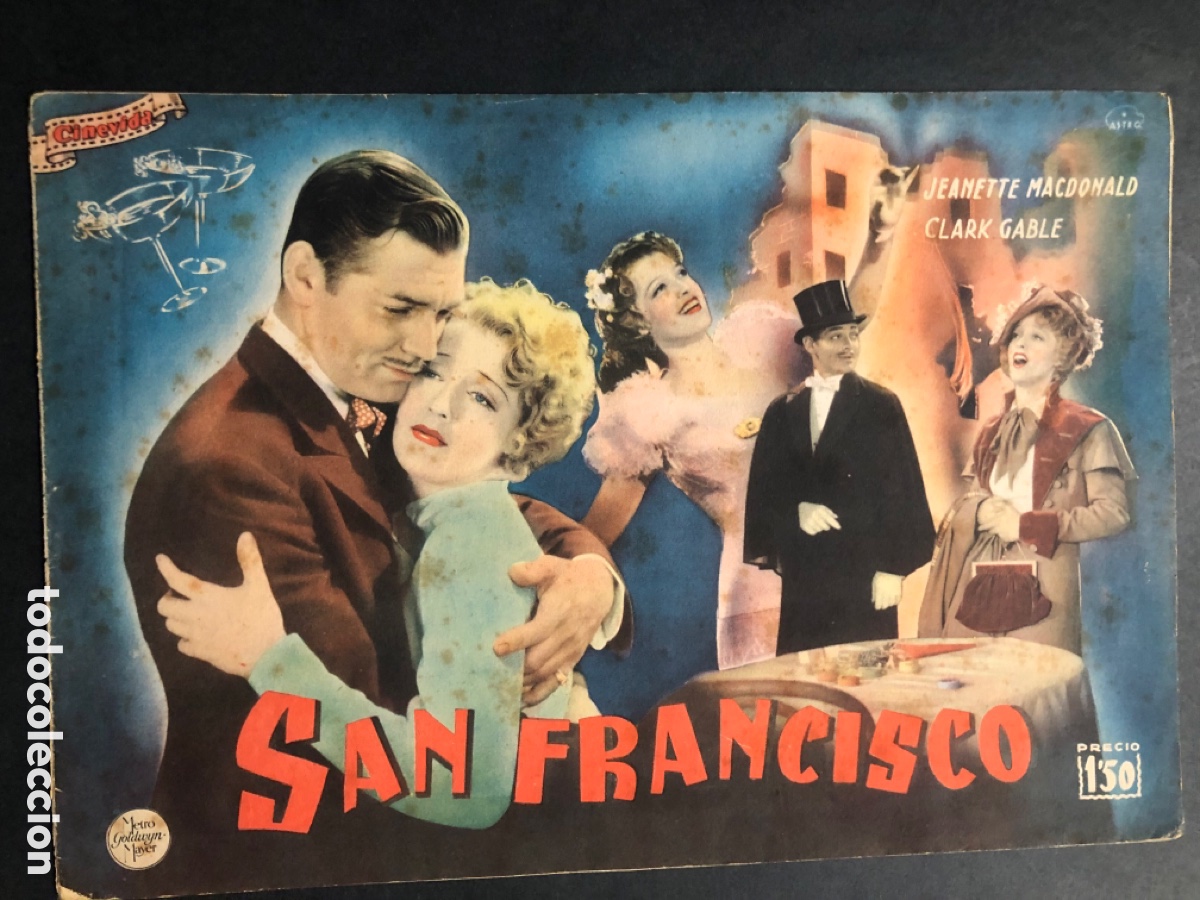Cin&eacute;ma: Cinevida San Francisco clark gable jeanette MacDonald Spencer tracy