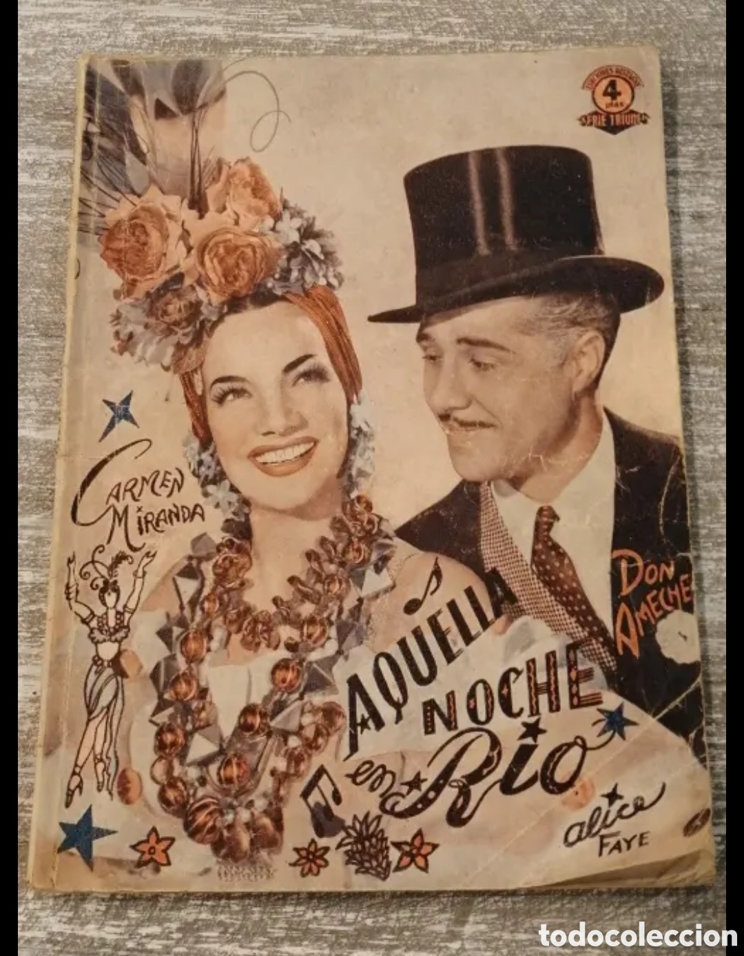 Cin&eacute;ma: Carmen Miranda Aquella noche en R&iacute;o. Ediciones Bistagne