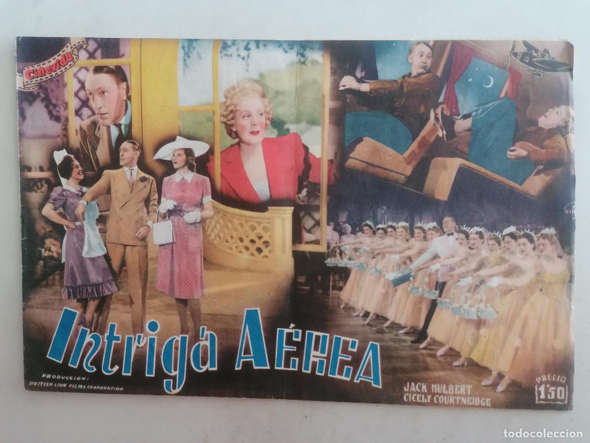 Cin&eacute;ma: CINEVIDA-INTRIGA AEREA CON JACK HULBERT, EDITA HISPANO AMERICANA DE EDICIONES