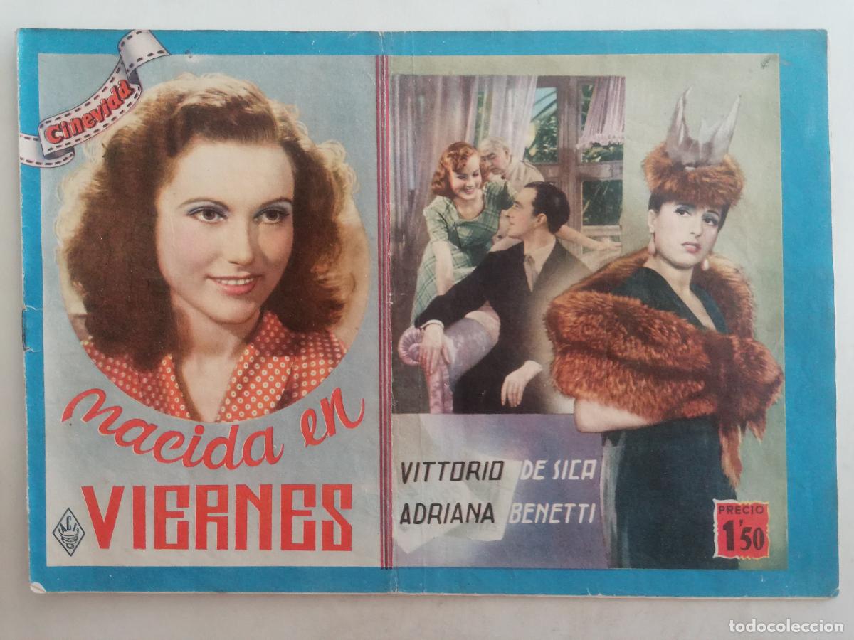 Cin&eacute;ma: CINEVIDA-NACIDA EN VIERNES CON VITTORIO DE SICA, EDITA HISPANO AMERICANA DE EDICIONES