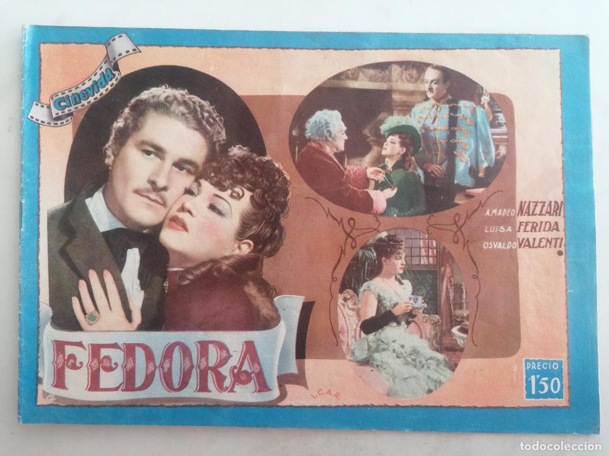 Cin&eacute;ma: CINEVIDA-FEDORA CON AMADEO NAZZARI, EDITA HISPANO AMERICANA DE EDICIONES