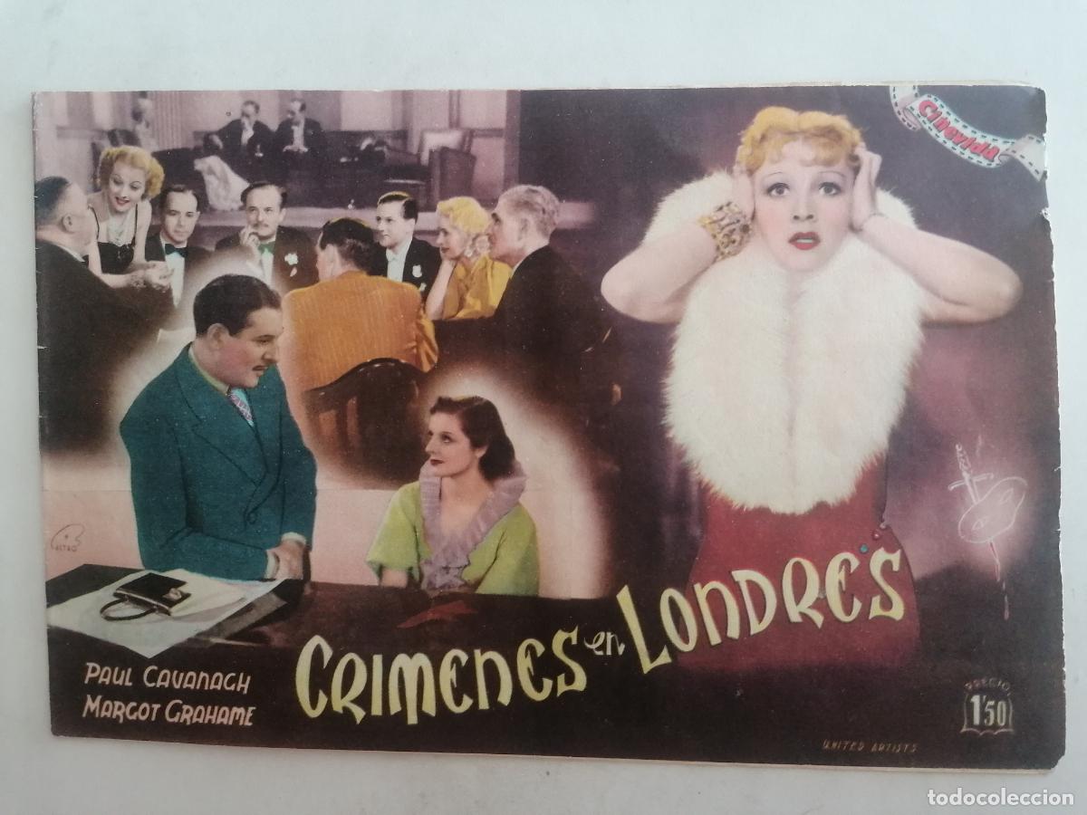 Cin&eacute;ma: CINEVIDA-CRIMENES EN LONDRES CON PAUL CAVANACH, EDITA HISPANO AMERICANA DE EDICIONES