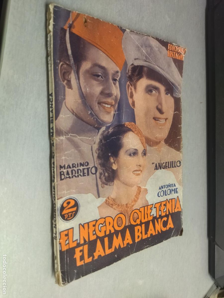 Cin&eacute;ma: EL NEGRO QUE TEN&Iacute;A EL ALMA BLANCA / ANGELILLO / LA NOVELA SEMANAL CINEMATOGR&Aacute;FICA - ED. BISTAGNE