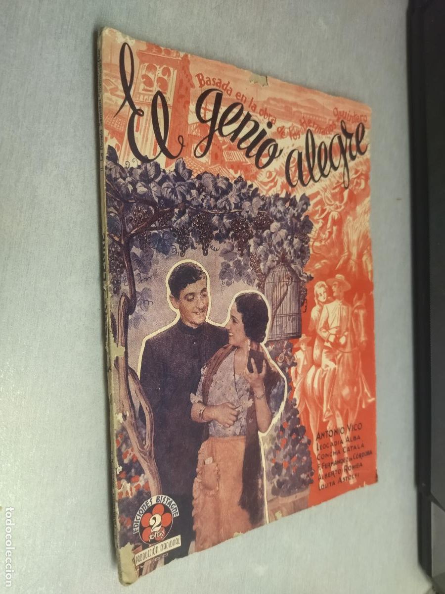 Cin&eacute;ma: EL G ENIO ALEGRE / FERNANDO DELGADO / LA NOVELA SEMANAL CINEMATOGR&Aacute;FICA - ED. BISTAGNE