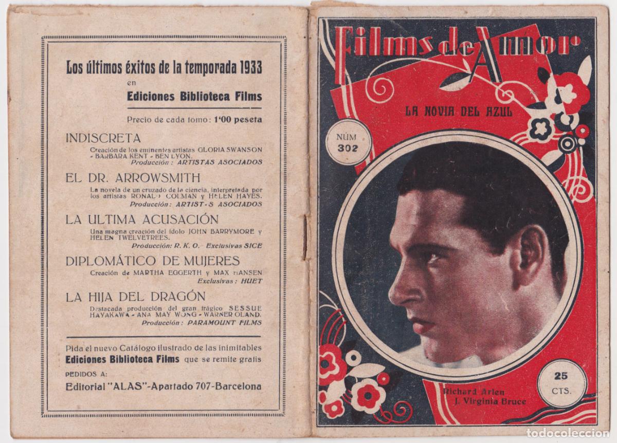 Cin&eacute;ma: FILMS DE AMOR &ndash; LA NOVIA DEL AZUL &ndash; N&ordm;302