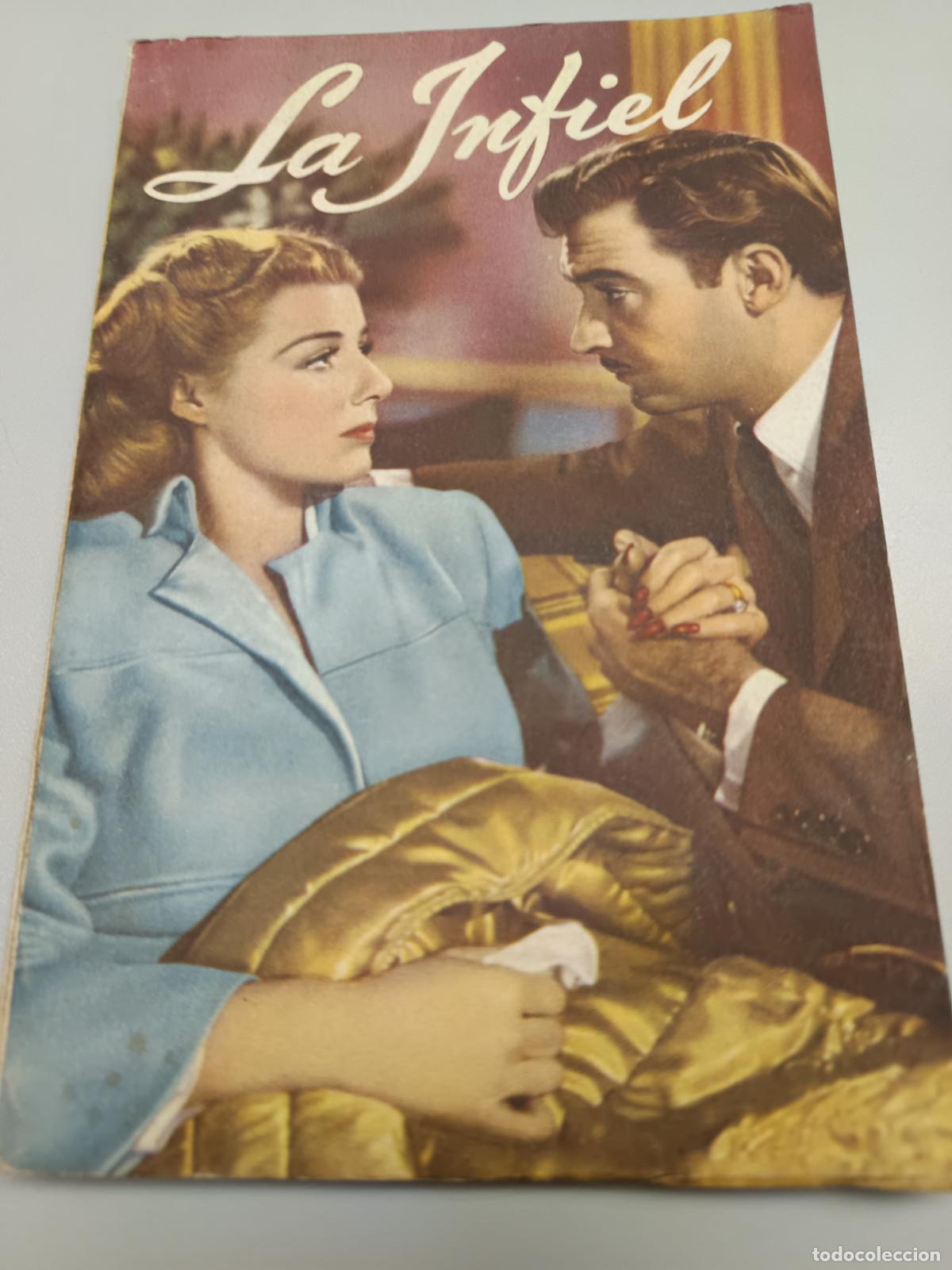 Cin&eacute;ma: LA INFIEL, EL LIBRO DE LA PELICULA, POR ALEX MORRISON, ANN SHERIDAN, LEW AYRES, LUIS DE CARALT, 1951