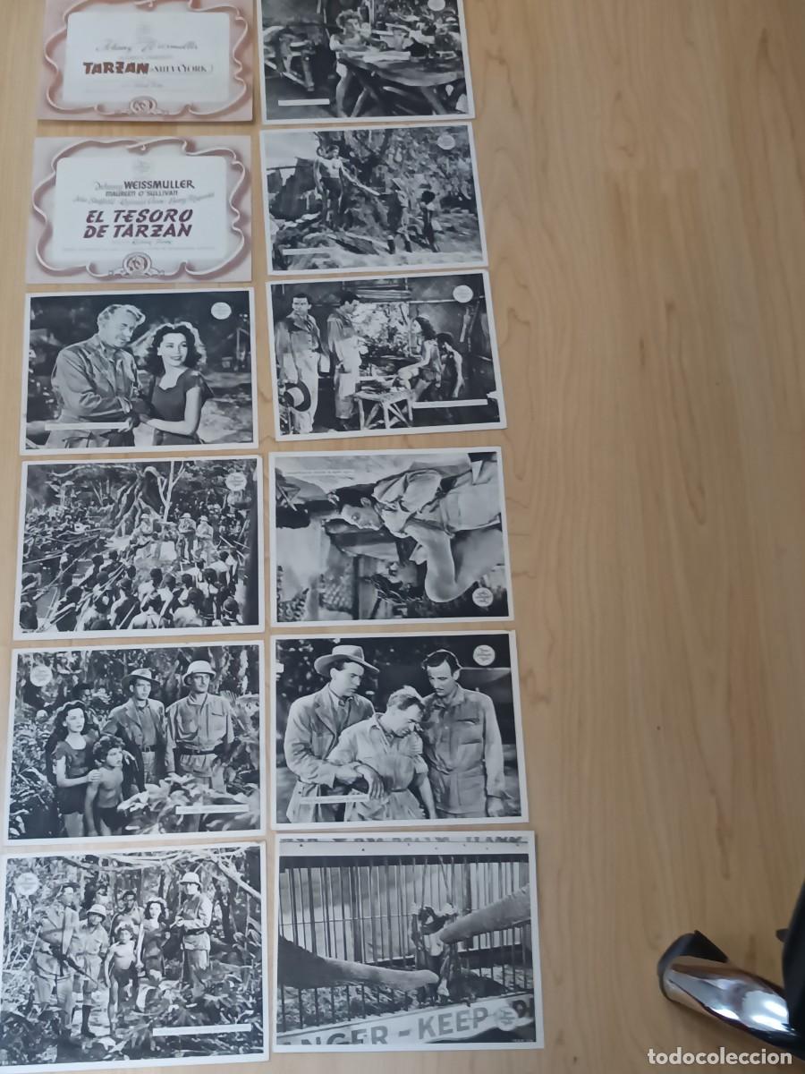 Cinema: Colecci&oacute;n de 12 foto laminas TARZAN ,Metro Goldwyn Mayer
