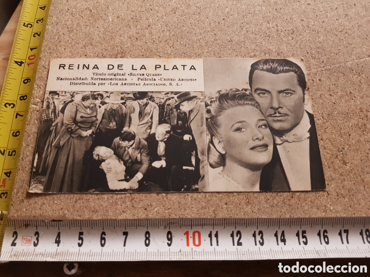Cin&eacute;ma: Folleto de mano la Reina de La Plata, Norteamericana