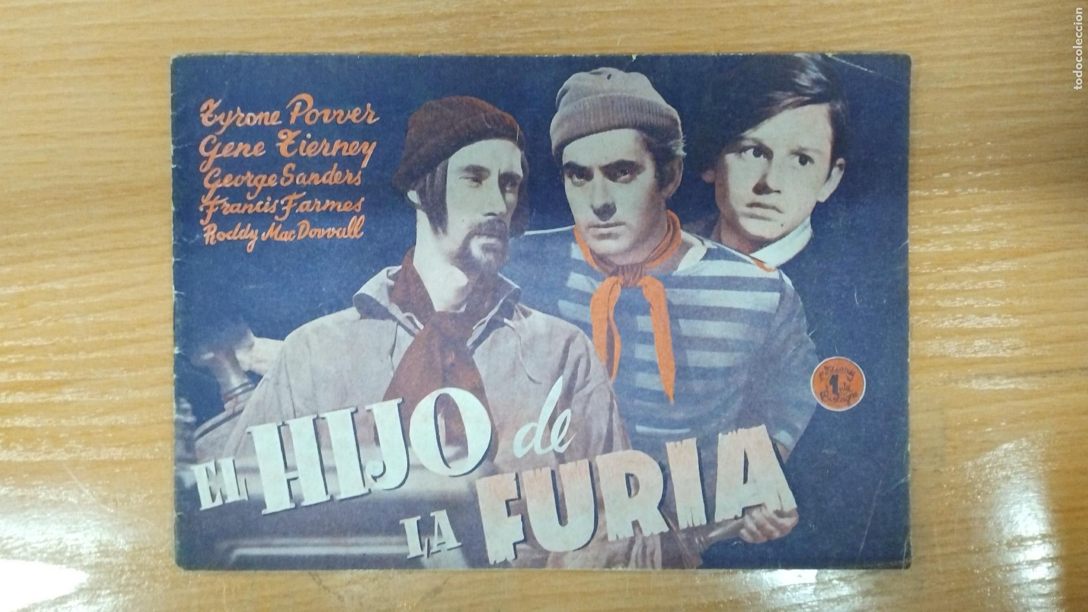 Cin&eacute;ma: HIJO DE LA FURIA - ARGUMENTO Y 32 FOTOS DE LA PELICULA - BISTAGNE