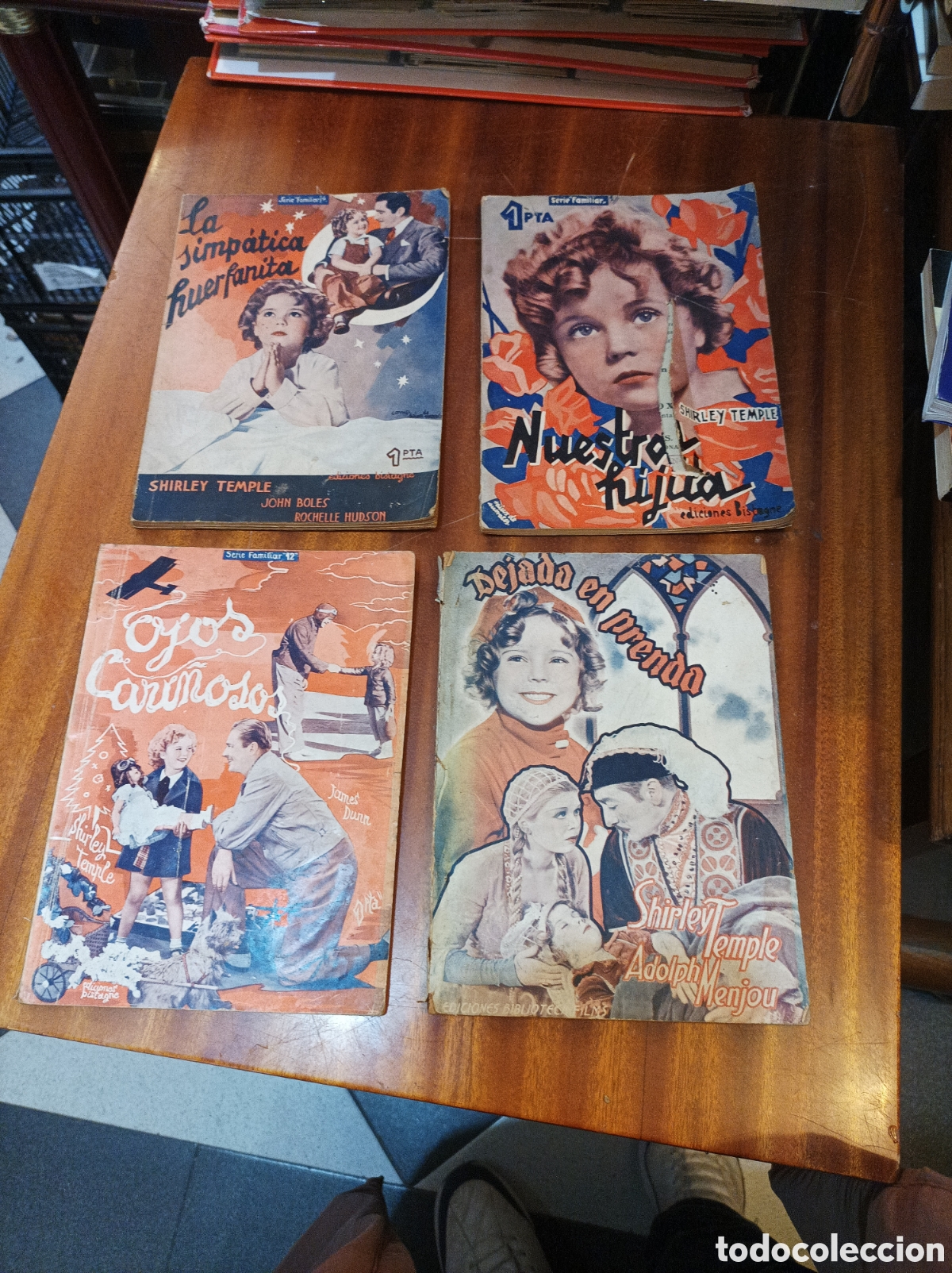 Cine: OJOS CARNOSOS.LA SIMP&Aacute;TICA HUERFANITA,NUESTRA HIJITA,DEJADA EN PRENDA . .SHIRLEY TEMPLE