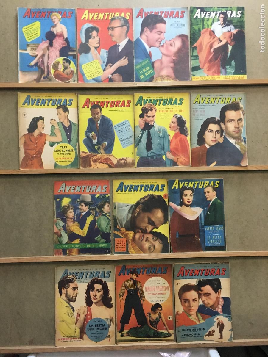 Cin&eacute;ma: AER72 AVENTURAS LOTE 14 FOTONOVELAS ARGENTINAS