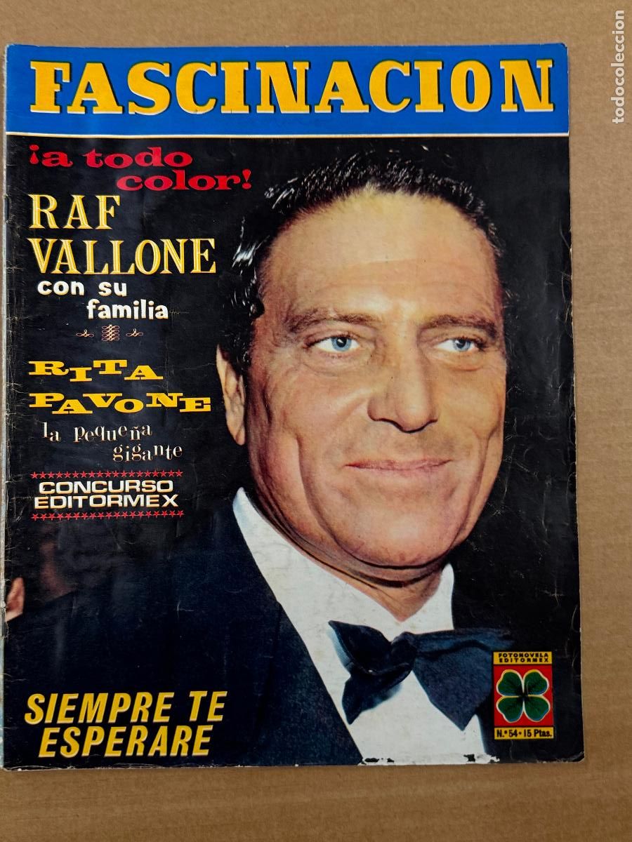 Cin&eacute;ma: FASCINACION. Curiosa FOTONOVELA a&ntilde;o 1967 num 54