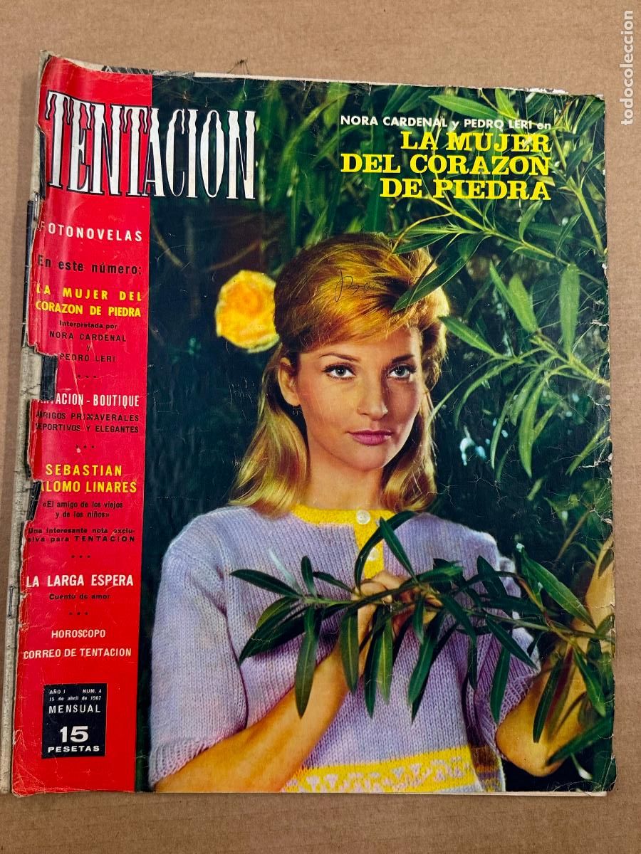 Cin&eacute;ma: TENTACION. Curiosa FOTONOVELA a&ntilde;o 1967 num 4