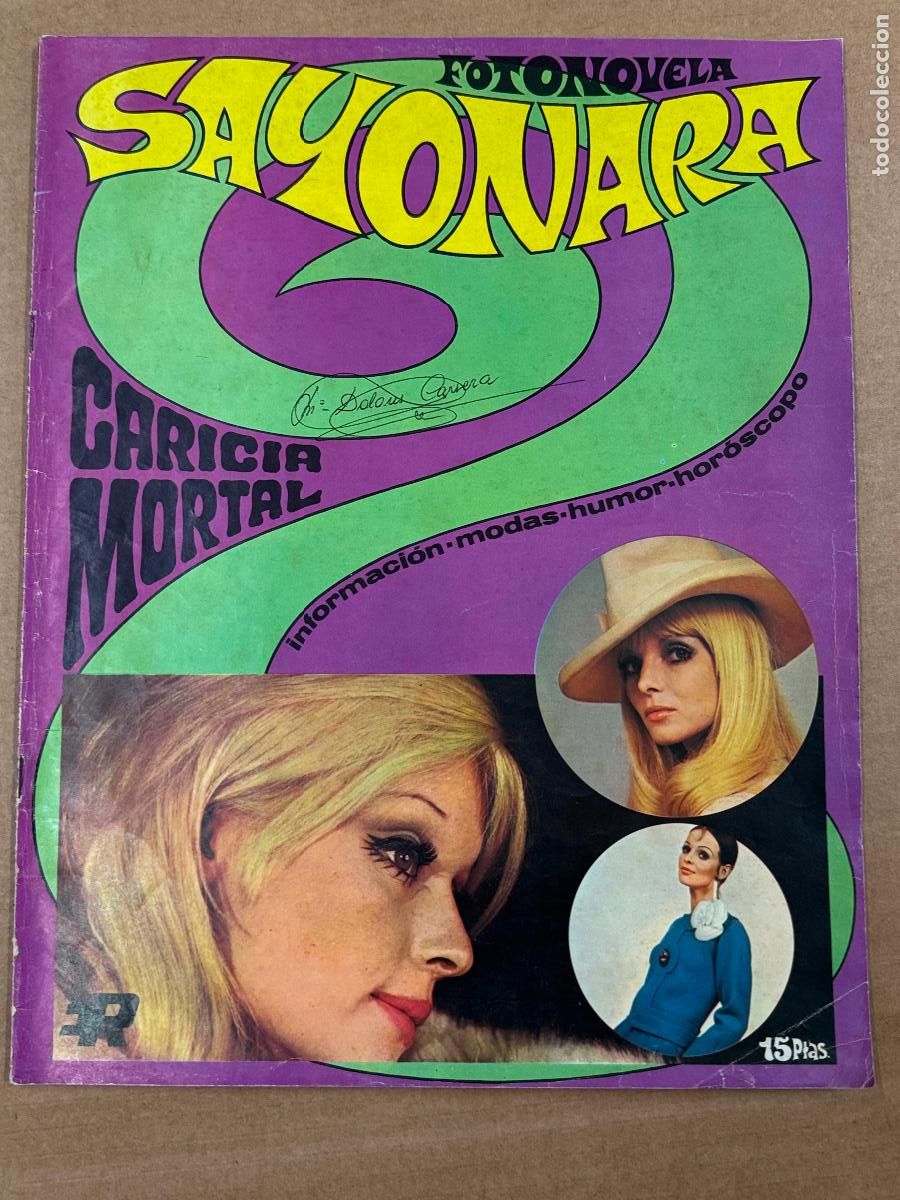 Kino: SAYONARA. Curiosa FOTONOVELA a&ntilde;o 1968 num 5