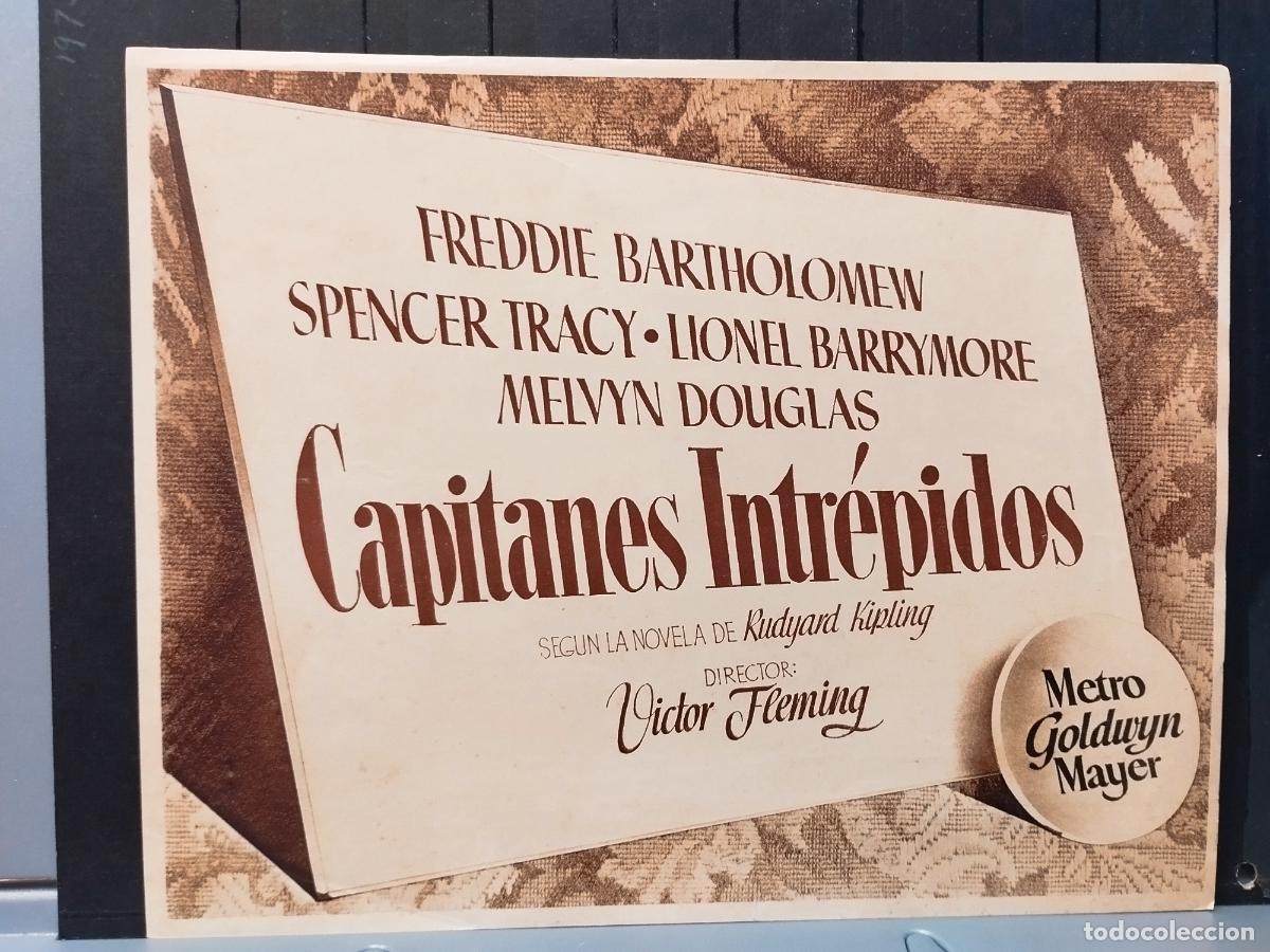 Cinema: FOTO-FILM. TAMA&Ntilde;O 19 X 24 CM. CAPITANES INTREPIDOS. SPENCER TRACY Y LIONEL BARRYMORE