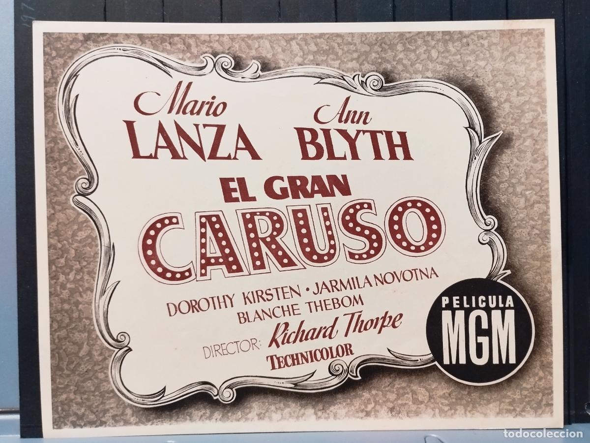 Cinema: FOTO-FILM. TAMA&Ntilde;O 19X24 CM. EL GRAN CARUSO. MARIO LANZA Y ANN BLYTH