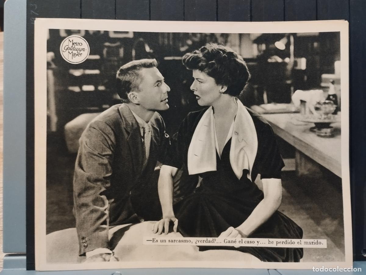 Cin&eacute;ma: FOTO-FILM. TAMA&Ntilde;O 19X24 CM. LA COSTILLA DE ADAN. SPENCER TRACY. KATHERINE HEPBURN. TOM EWELL