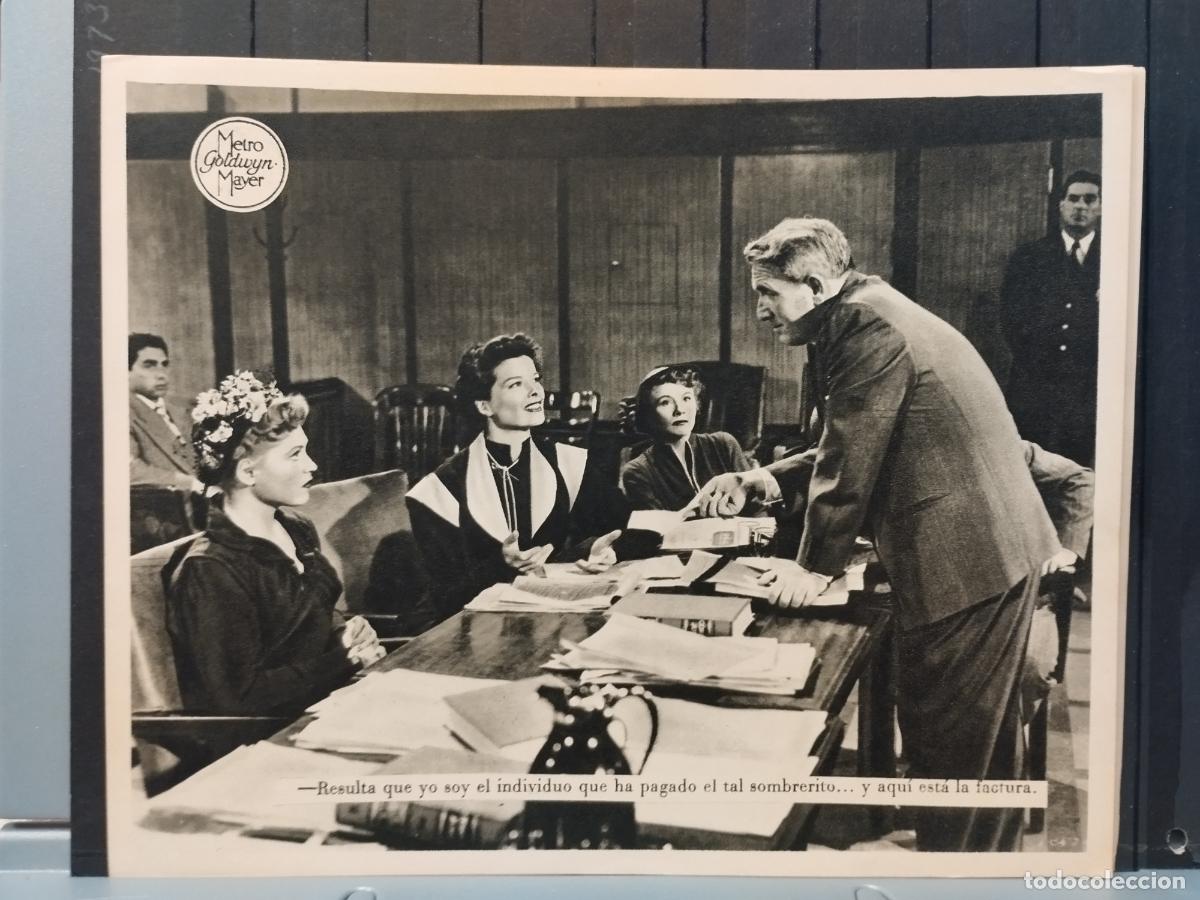 Cinema: FOTO-FILM. TAMA&Ntilde;O 19X24 CM. LA COSTILLA DE ADAN. KATHERINE HEPBURN. SPENCER TRACY. JUDY HOLLIDAY