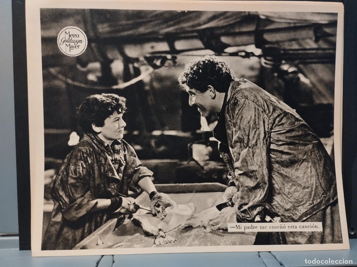 Cine: FOTO-FILM. TAMA&Ntilde;O 19X24 CM. CAPITANES INTREPIDOS. FREDDIE BARTHOLOMEW. SPENCER TRACY