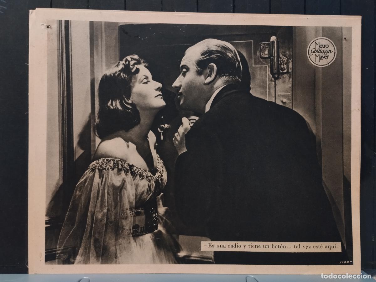 Cin&eacute;ma: FOTO-FILM. TAMA&Ntilde;O 19X24 CM. NINOTCHKA. GRETA GARBO Y MELVYN DOUGLAS