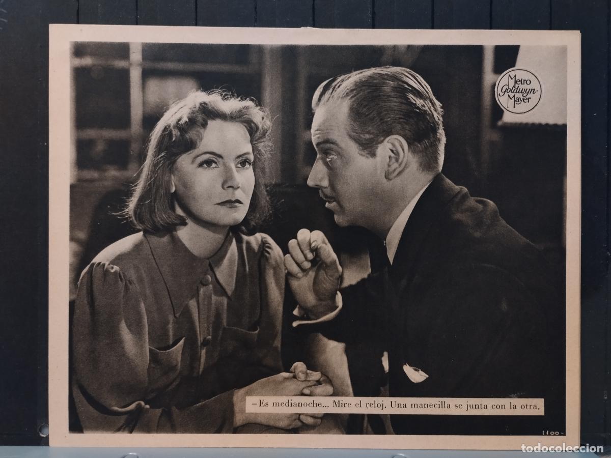 Cinema: FOTO-FILM. TAMA&Ntilde;O 19X24 CM. NINOTCHKA. GRETA GARBO Y MELVYN DOUGLAS.
