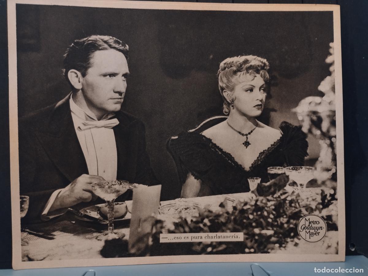 Cin&eacute;ma: FOTO-FILM.TAMA&Ntilde;O 19X24CM. EL EXTRA&Ntilde;O CASO DEL DR. JEKYLL. SPENCER TRACY. INGRID BERGMAN. LANA TURNER