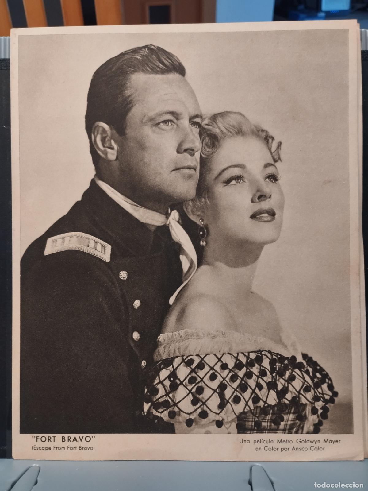 Cinema: FOTO-FILM. TAMA&Ntilde;O 19X24 CM. RIO BRAVO. WILLIAM HOLDEN. ELEANOR PARKER.