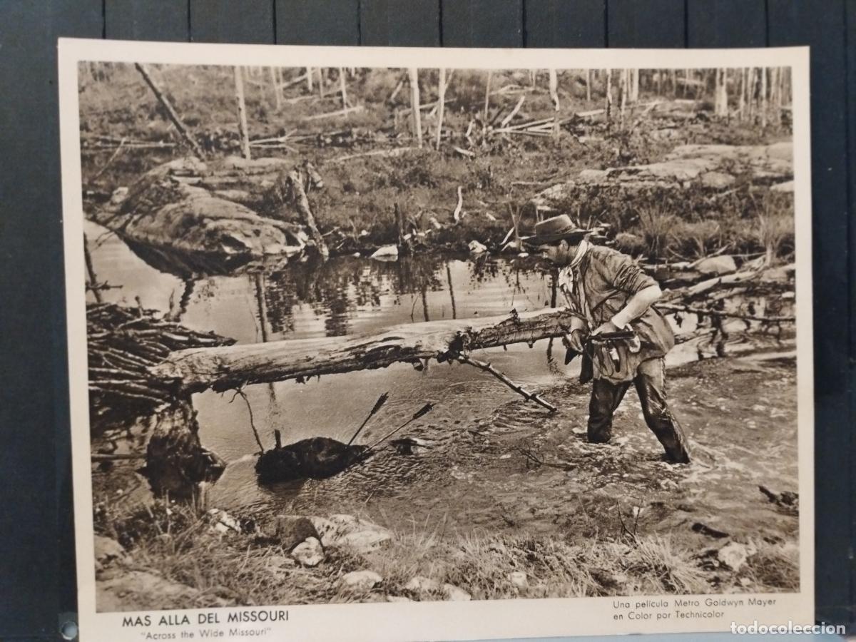 Cinema: FOTO-FILM. TAMA&Ntilde;O 19X24 CM. MAS ALLA DEL MISSOURI. CLARK GABLE